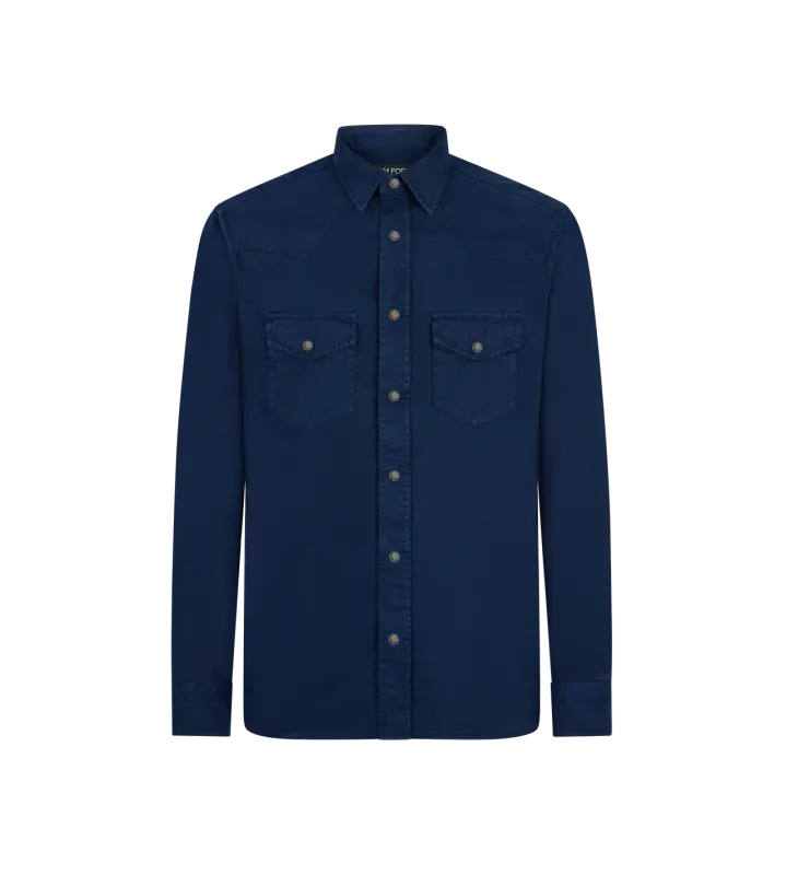 PEACH TWILL WESTERN SHIRT online